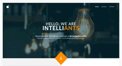 Desktop Screenshot of intelliants.com